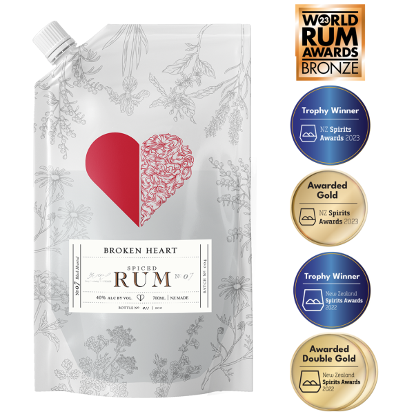 Broken Heart Spiced Rum Refill Pouch 700ml